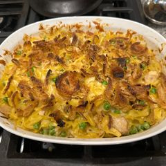 A picture of Tuna Noodle Casserole.