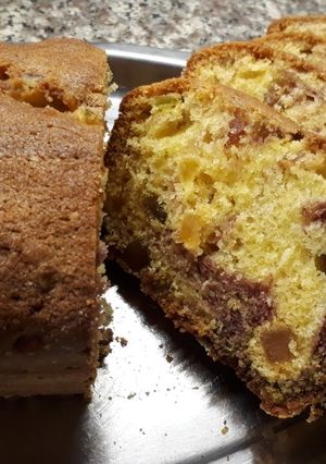 Una foto de Budín inglés con açaí en polvo