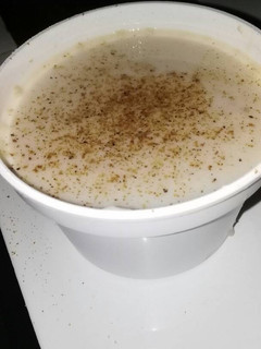 Una foto de Avena leche y nuez moscada