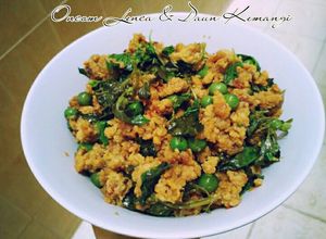Foto resep Sayur oncom feat. Lenca dan daun kemangi