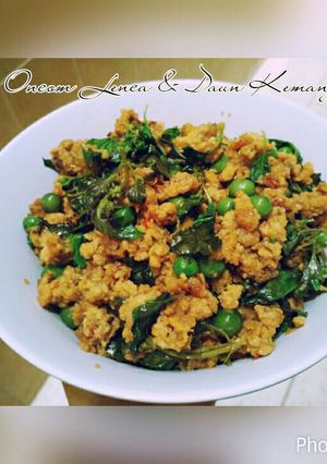 Foto resep Sayur oncom feat. Lenca dan daun kemangi