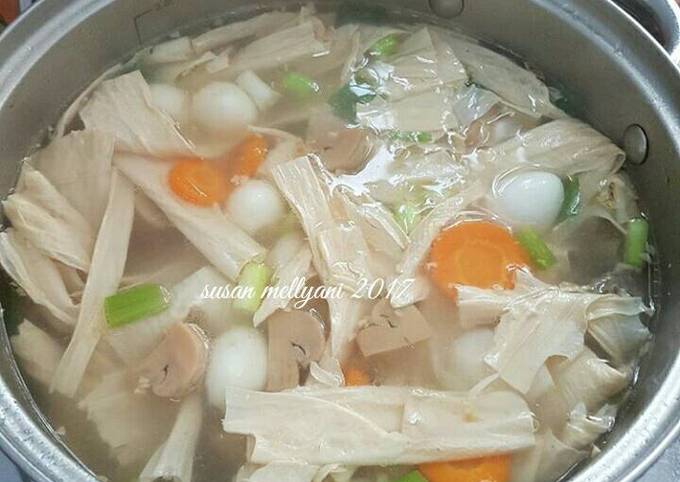 Resep Sup Kembang Tahu Bakso Oleh Susan Mellyani Cookpad