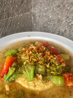 Foto resep Tim Telur Brokoli Saus Tiram