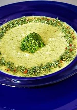 A picture of Creamy Cauliflower Soup.