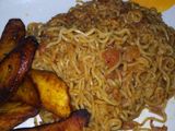 Noodles and plantain