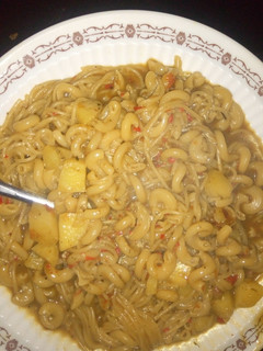 A picture of Macaroni salad.