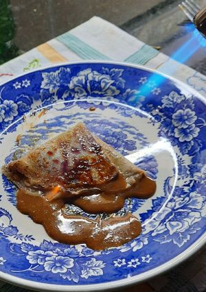 Una foto de Panqueque quemado (pañuelo de dulce de leche)