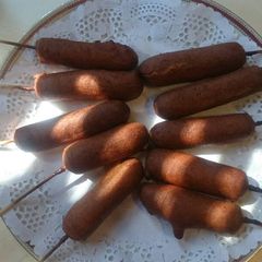 Corn dog, no corn A picture of Corn dog, no corn.