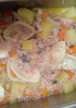 Foto resep Sop ayam macaroni