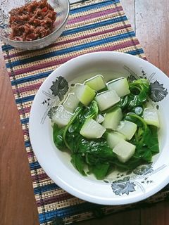 Foto resep Sayur Bening Labu Air & Bayam