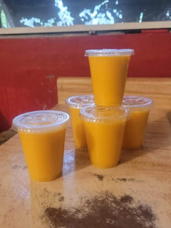 Una foto de Refrescate con un limber de mango 🥭 ¡ vamonosss a la cocina !