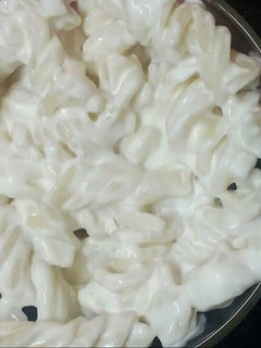 A picture of White sauce pasta.