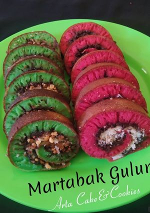 Foto resep Martabak Gulung pandan&redvelvet
