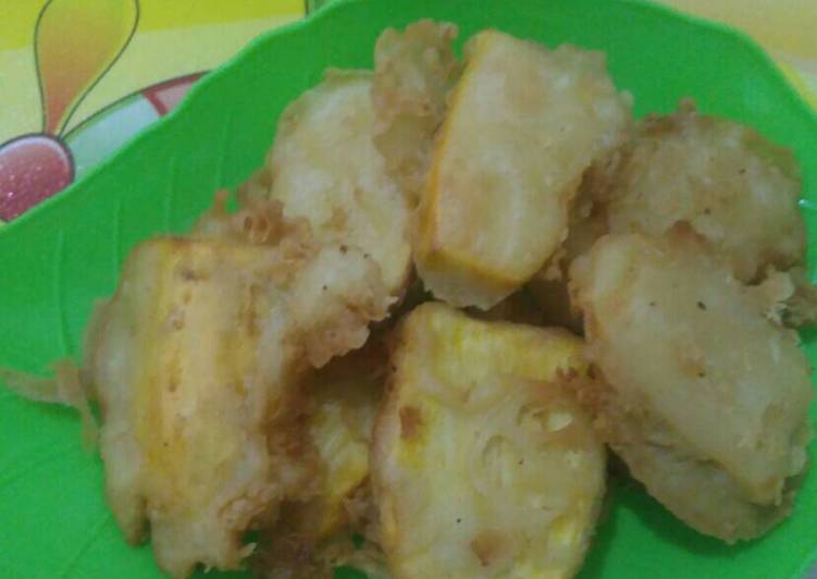 Ubi goreng crunchy yang gampil