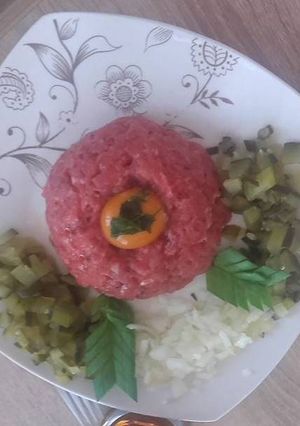 Zdjęcie przepisu Tatar wołowy.