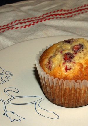 Erdei szamócás muffin recept fotója