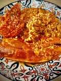 Arroz caldoso con bogavante y gambas