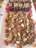 Khajor injeer dry fruits halwa