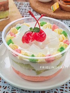 Foto resep Dessert Box Dengan Cream Premium