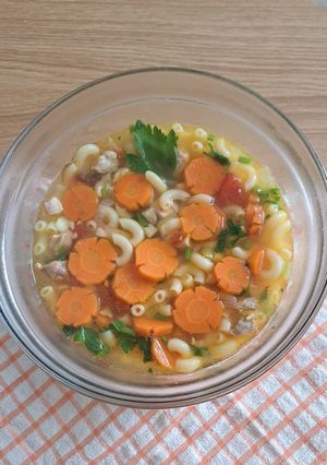 Foto resep Sup Makaroni Ayam