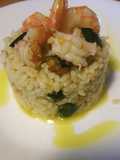 Risotto di gamberi e zucchine
