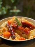 Merguez et légumes façon couscous