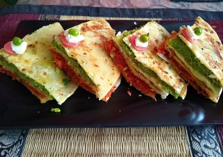 Layered paratha