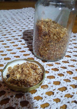 Una foto de Granola fácil y rápida, pocos ingredientes