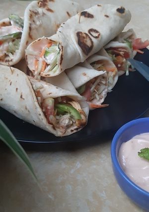 চিকেন শর্মা রেসিপির প্রধান ছবি