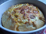 Tarta de tomates y queso crema