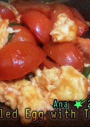 Foto resep Scrambled Egg with Tomatoes
