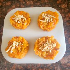 A picture of Carrot halwa bites.