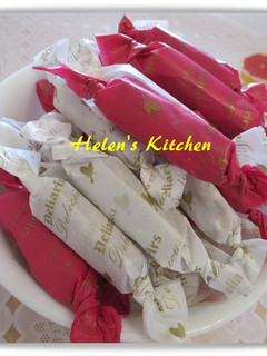 腰果小紅莓橙皮咖啡牛軋糖 的食譜成品照片