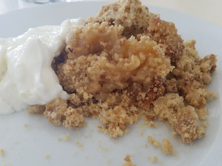 Recipe Apple Crumble which Delicious