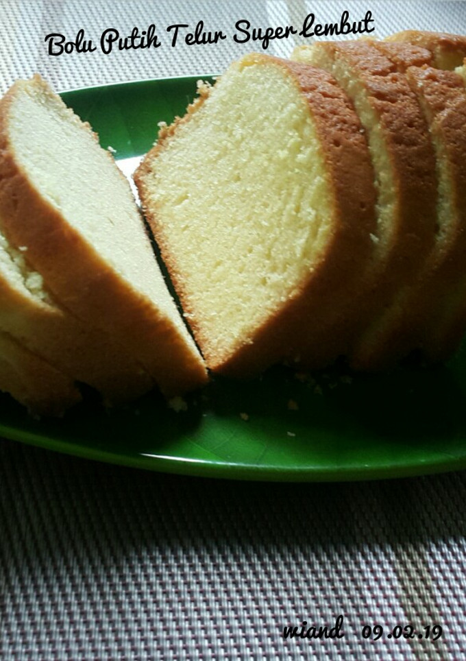 Foto resep Bolu Putih Telur Super Lembut