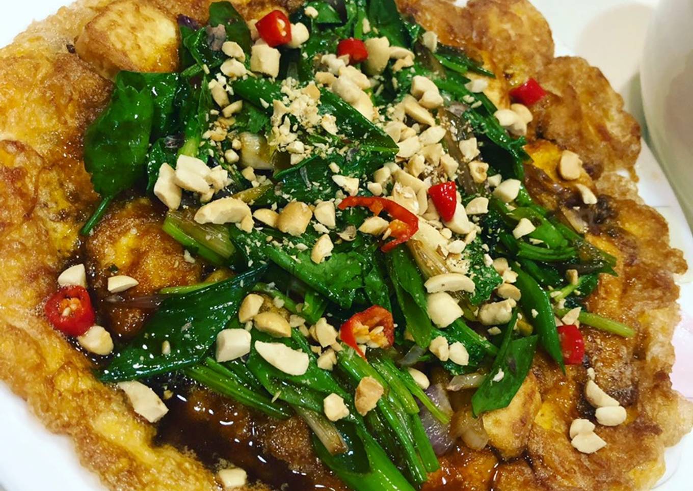 Tahu telur goreng