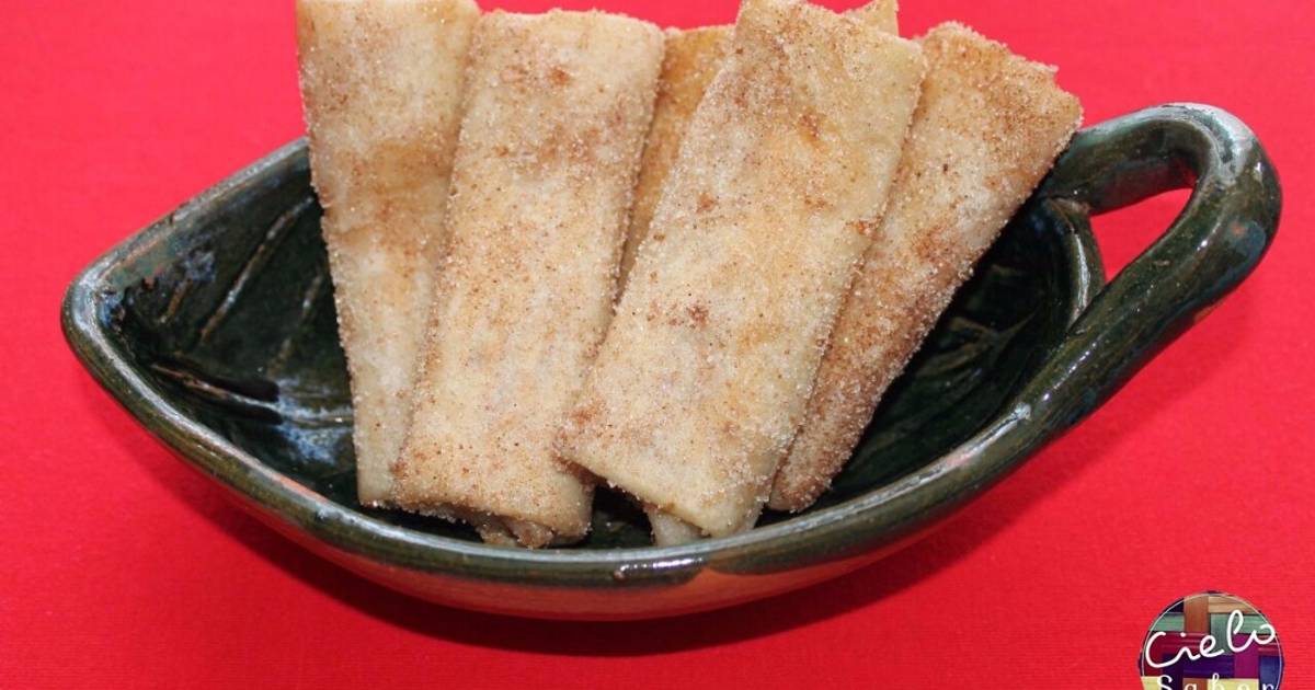 CHIMICHANGAS DULCES  Vicky Receta Facil 