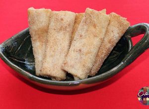 Una foto de Chimichangas dulces