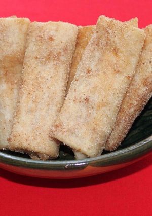 Una foto de Chimichangas dulces