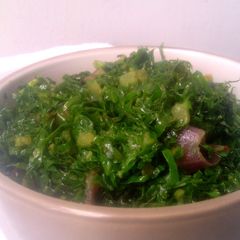 A picture of Onion Garlic Sukuma Wiki.
