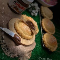 A picture of NUTELLA FILLED BREAD 🥯.