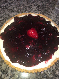 Una foto de Cheesecake sin horno con casancrem