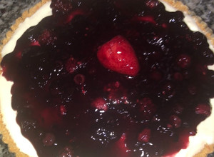 Una foto de Cheesecake sin horno con casancrem