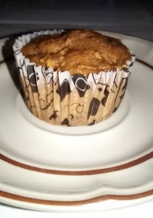 Una foto de Muffin de manzana con canela