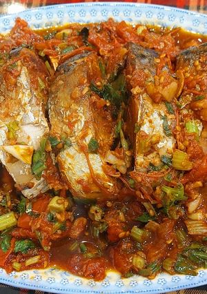 Hình của món Cá ngừ sốt cà chua.