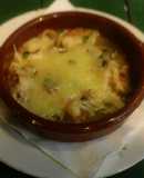 Gambas marinadas con vino