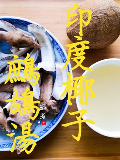 湯水|印度椰子鷓鴣豬骨湯 冬天滋陰 淡香清甜 (附影片) 的食譜成品照片