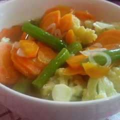 A picture of Sayur bening.