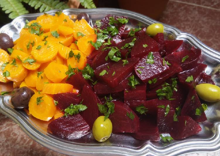 Salade carotte/betterave ❤