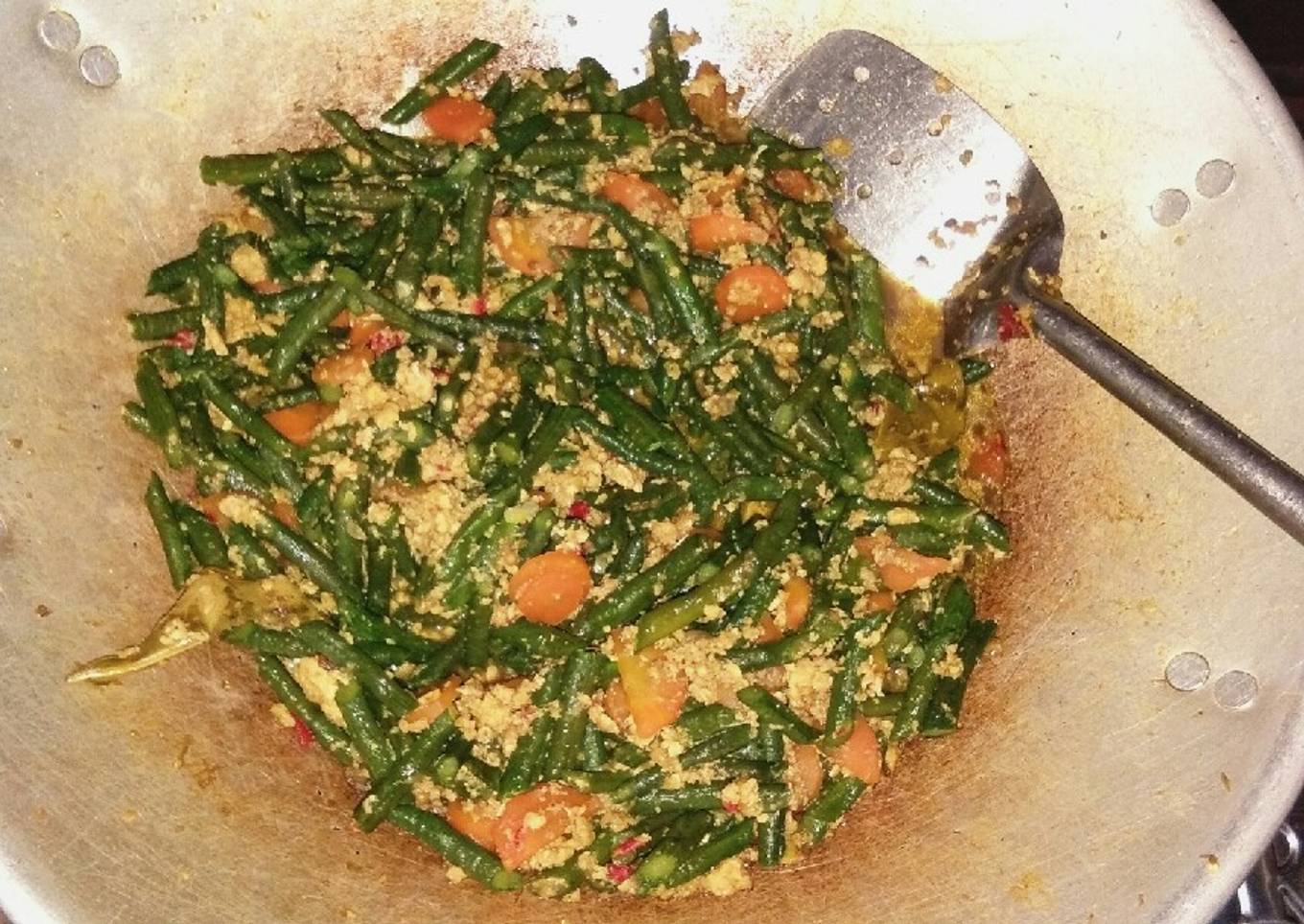 Oseng Kacang Panjang Orek Telur, Enak Banget!